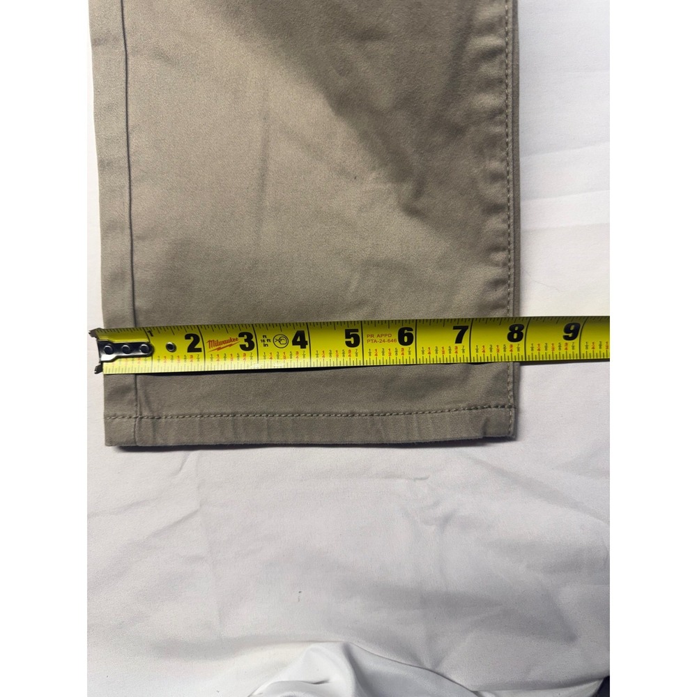 NWT Lucky Brand 121 Slim Straight Advanced Stretch Khaki Tan Pants Mens 36x32 - Picture 4 of 11